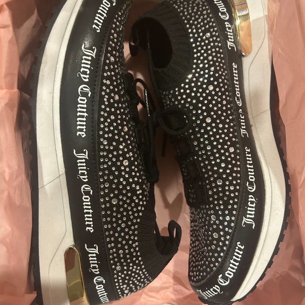 Juicy couture bling sneakers/rhinestones/showstopper - Picture 5 of 8